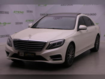 Mercedes-Benz  S-Class  400 AMG  2015  Automatic  182,000 Km  6 Cylinder  Rear Wheel Drive (RWD)  Sedan  White