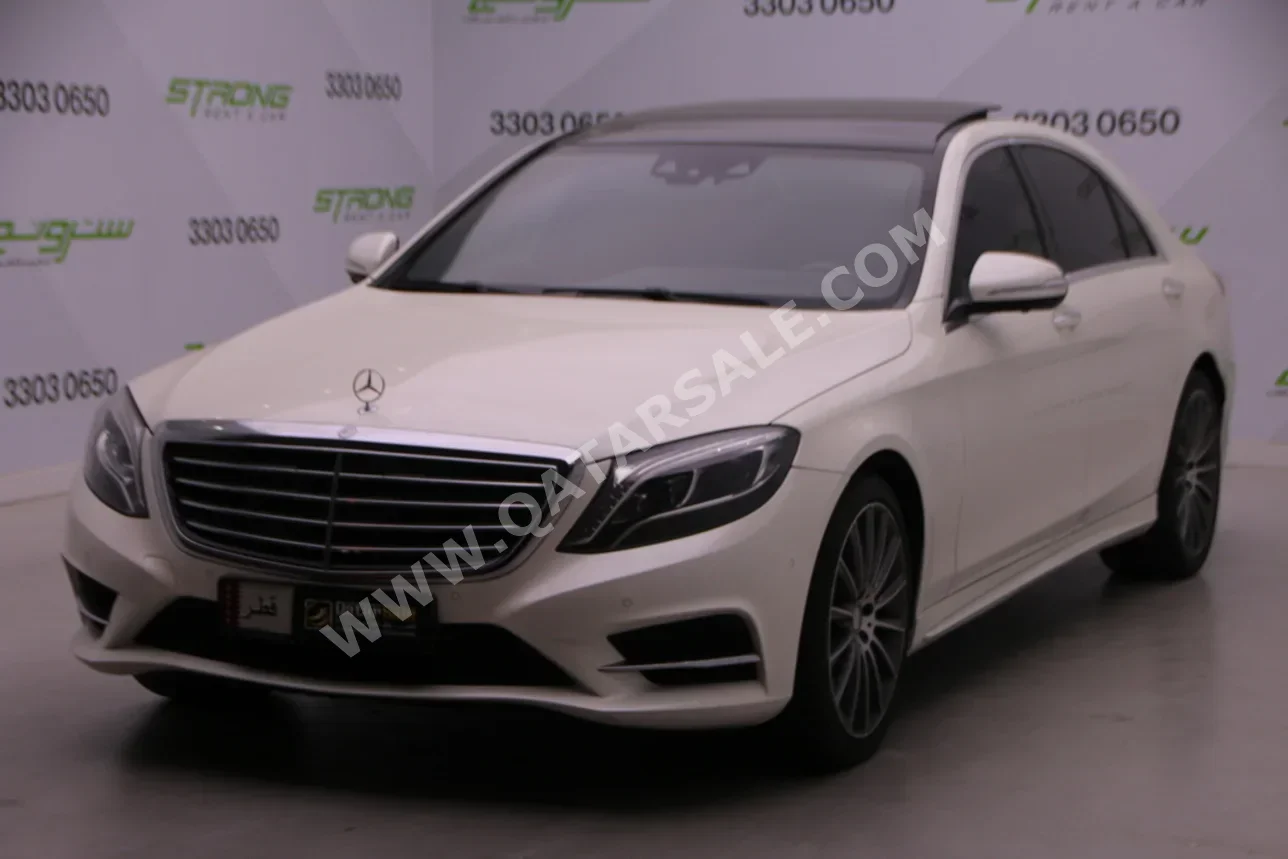 Mercedes-Benz  S-Class  400 AMG  2015  Automatic  182,000 Km  6 Cylinder  Rear Wheel Drive (RWD)  Sedan  White