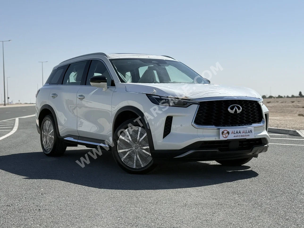 انفنيتي كيو اكس 60 2025 اوتوماتيك 0 كم 6 سلندر دفع كلي مستمر اس يو في أبيض تحت الضمان