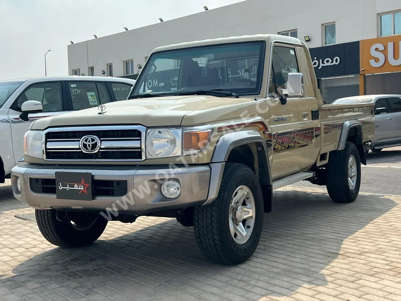 Toyota Land Cruiser LX 2022 Manual 58,000 Km 6 Cylinder Four Wheel Drive (4WD) Pick Up Beige