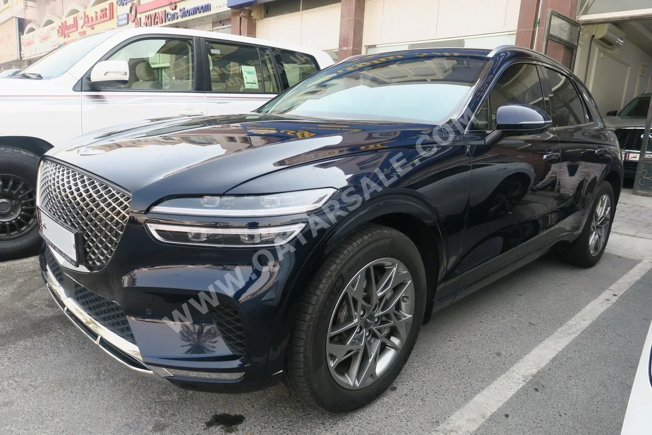 Genesis GV 70 2024 Automatic 10,000 Km 6 Cylinder All Wheel Drive (AWD) SUV Dark Blue With Warranty
