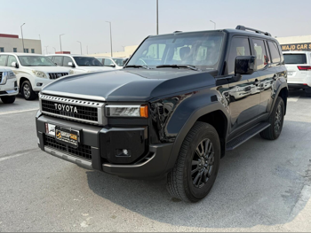 تويوتا  برادو  تي اكس تيربو  2024  اوتوماتيك  15,000 كم  4 سلندر  دفع رباعي  اس يو في  أسود  تحت الضمان