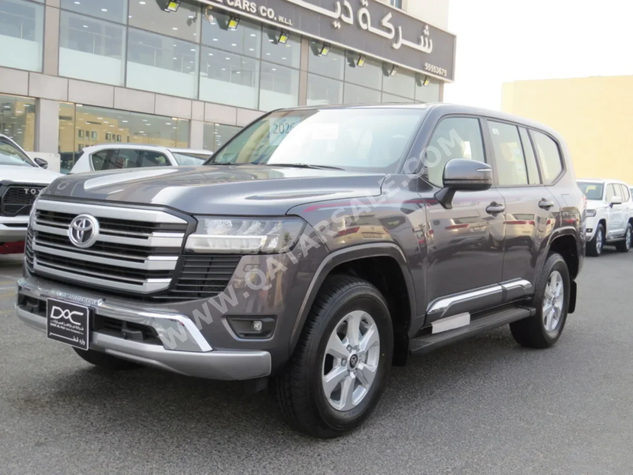 تويوتا  لاند كروزر  جي اكس ار  2026  اوتوماتيك  0 كم  6 سلندر  دفع رباعي  اس يو في  رمادي  تحت الضمان