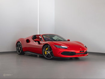 فيراري  296  جي تي اس  2025  اوتوماتيك  1,000 كم  6 سلندر  دفع خلفي  كشف  أحمر  تحت الضمان