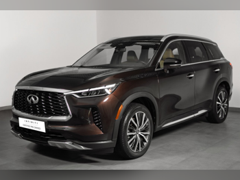 انفنيتي  كيو اكس  60  2022  اوتوماتيك  22,238 كم  6 سلندر  دفع كلي مستمر  اس يو في  بني  تحت الضمان