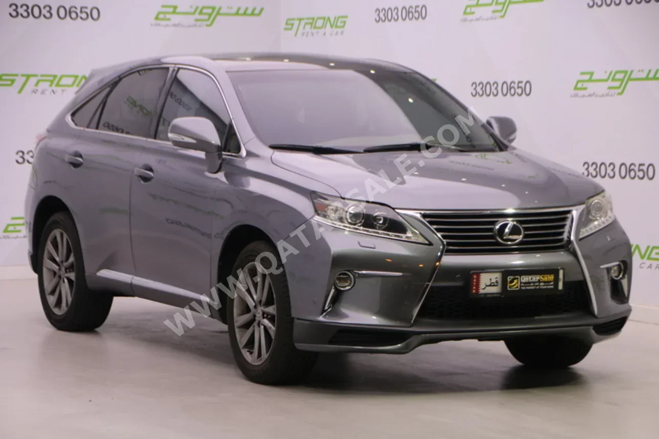 لكزس ار اكس 350 2015 اوتوماتيك 227,915 كم 6 سلندر دفع رباعي اس يو في رمادي
