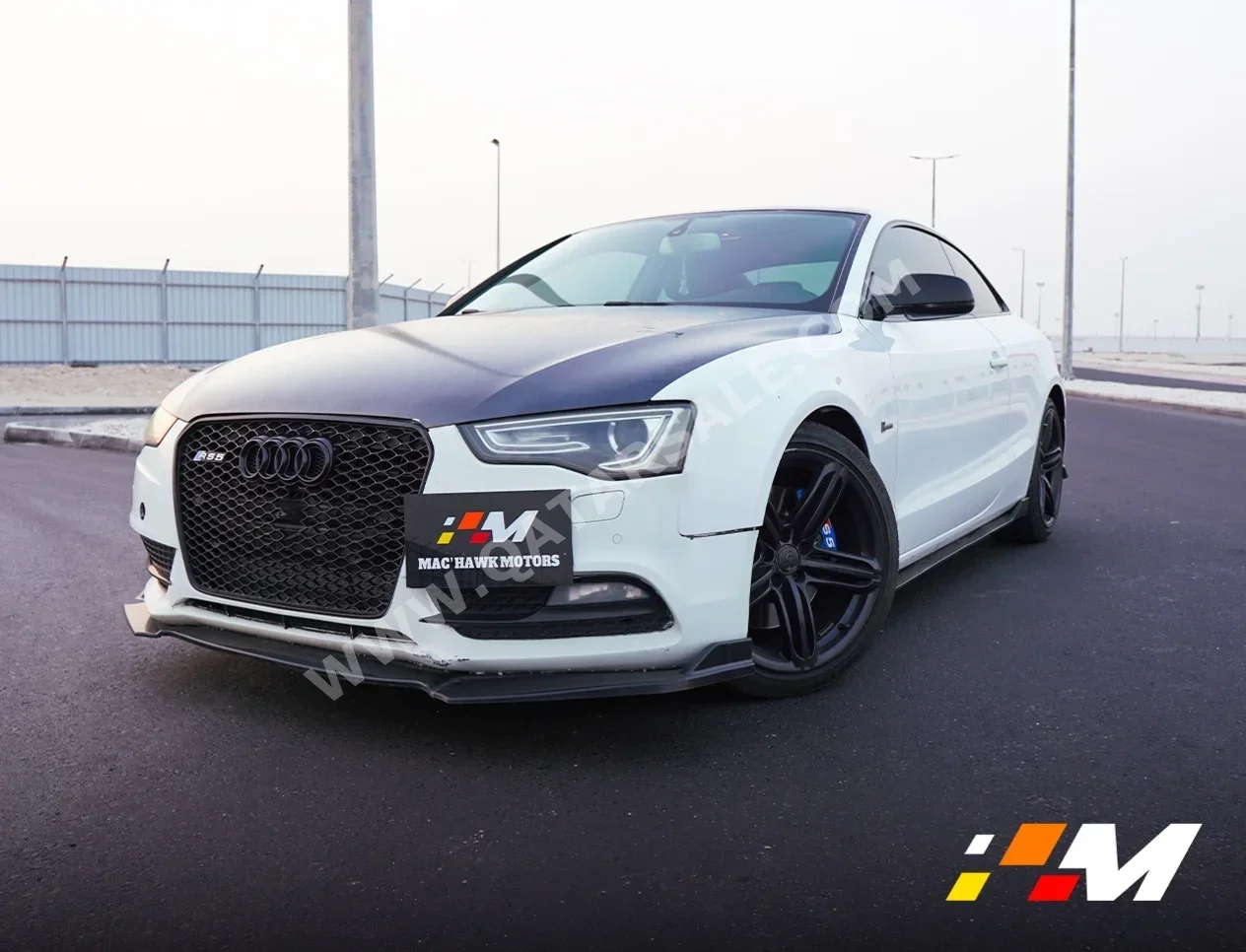 اودي أي 5 3.0 T 2013 اوتوماتيك 172,000 كم 6 سلندر دفع كلي مستمر كوبيه \ سبورت أبيض