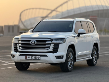 تويوتا  لاند كروزر جي اكس ار توين تيربو  6 سلندر  إس يو في 4 في 4  أبيض  2023