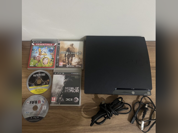 اجهزة العاب الفديو - سوني  - بلاي ستيشن 3 سلم  -تشمل أجهز تحكم: لا تشمل قبضات