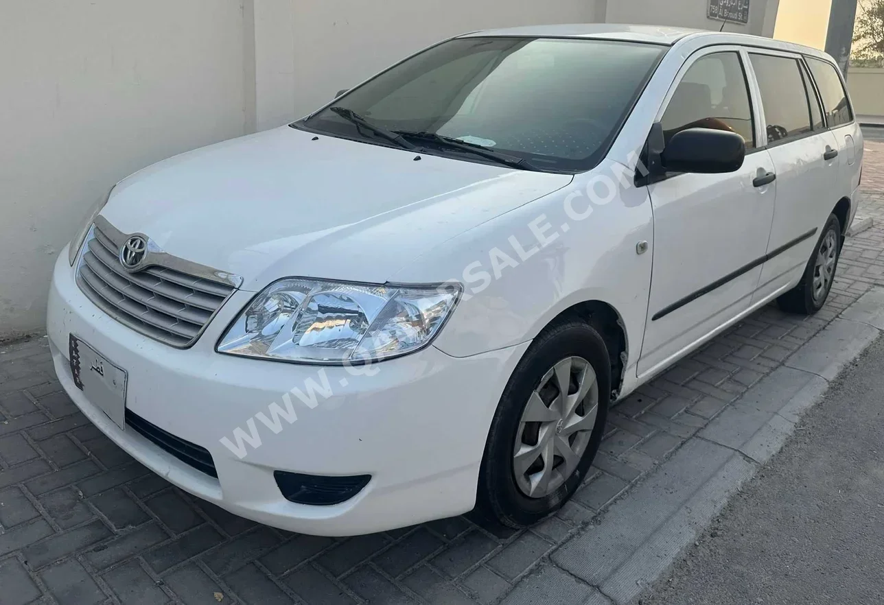 تويوتا كورولا اكس ال اي 2006 اوتوماتيك 257,000 كم 4 سلندر سحب امامي سيدان أبيض