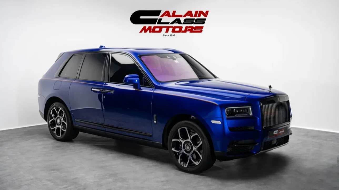 Rolls-Royce  Cullinan  Black Badge  2024  Automatic  3,670 Km  12 Cylinder  Four Wheel Drive (4WD)  SUV  Blue