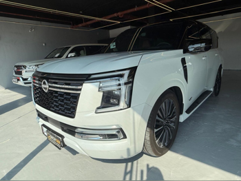 نيسان  باترول  بلاتنيوم  2025  اوتوماتيك  300 كم  6 سلندر  دفع رباعي  اس يو في  أبيض  تحت الضمان