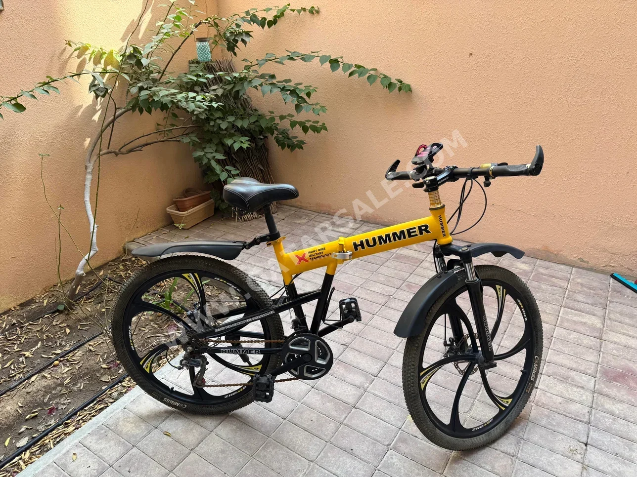 Road Bicycle  - HUMMER  - X-Large (21-22 inch)  - Yellow