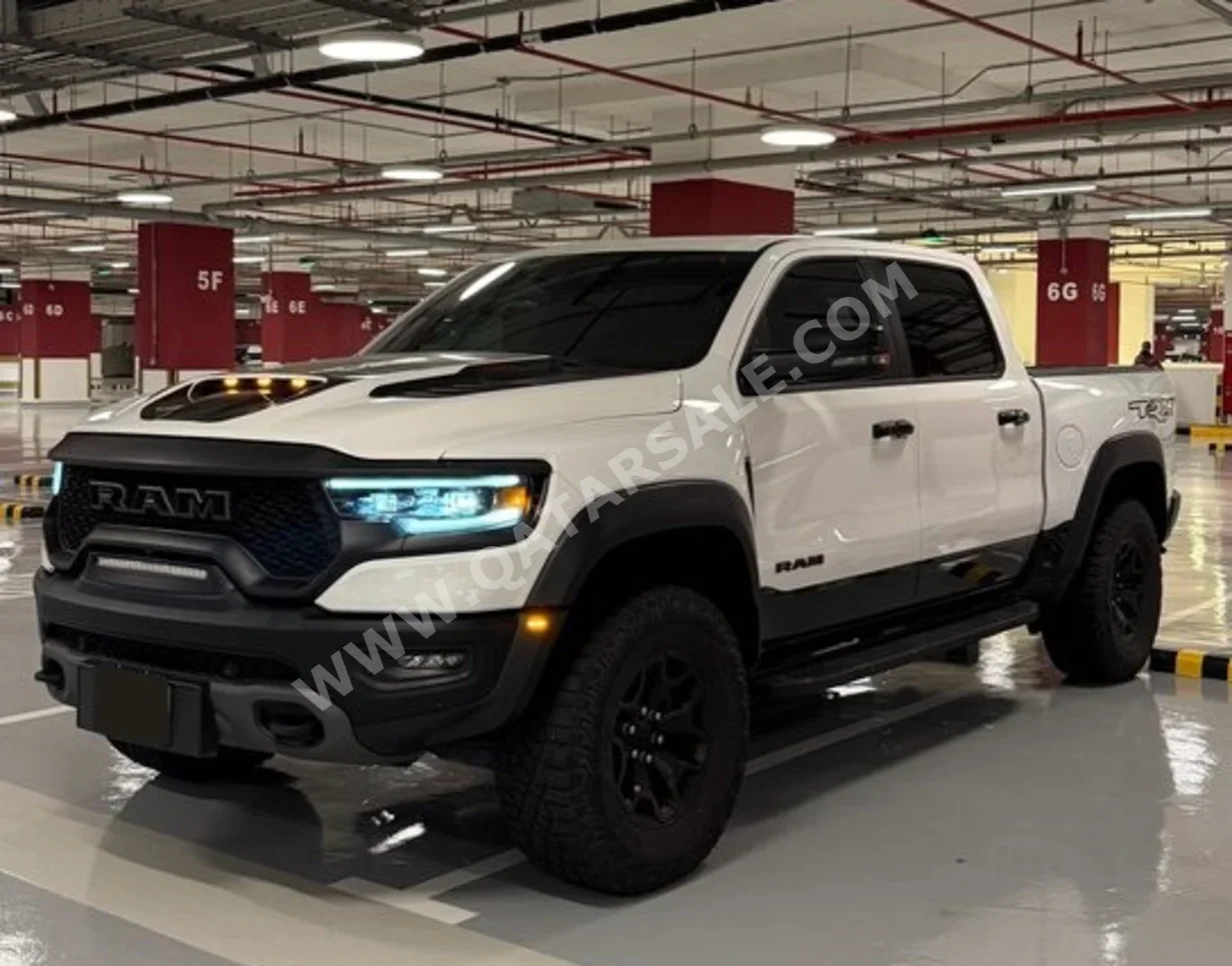 Dodge  Ram  TRX  2023  Automatic  35,000 Km  8 Cylinder  Four Wheel Drive (4WD)  Pick Up  White and Black  With Warranty