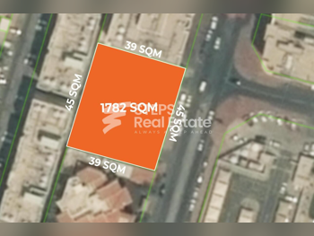 اراضي للبيع في الدوحة  - روضة الخيل  -المساحة 1,782 متر مربع