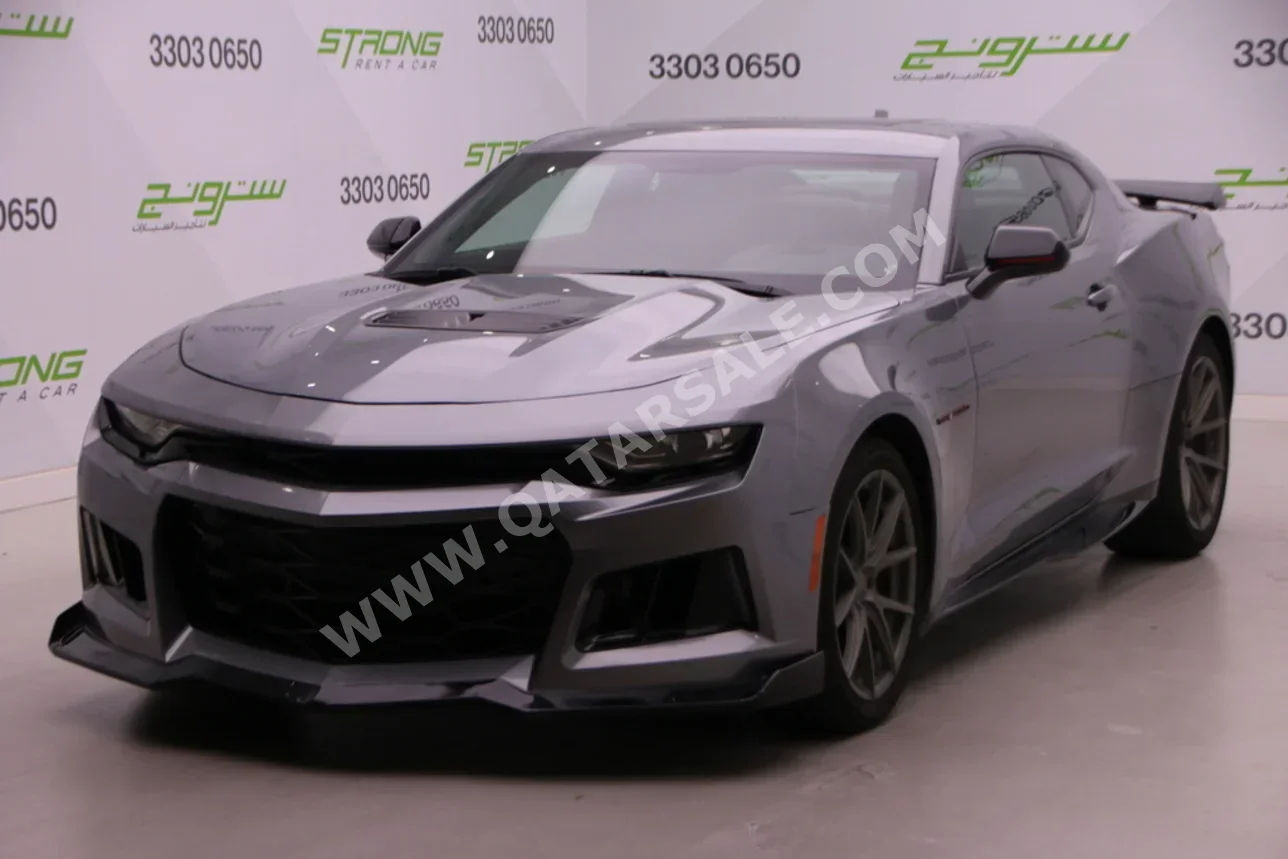Chevrolet Camaro 2021 Automatic 16,000 Km 8 Cylinder Rear Wheel Drive (RWD) Coupe / Sport Gray