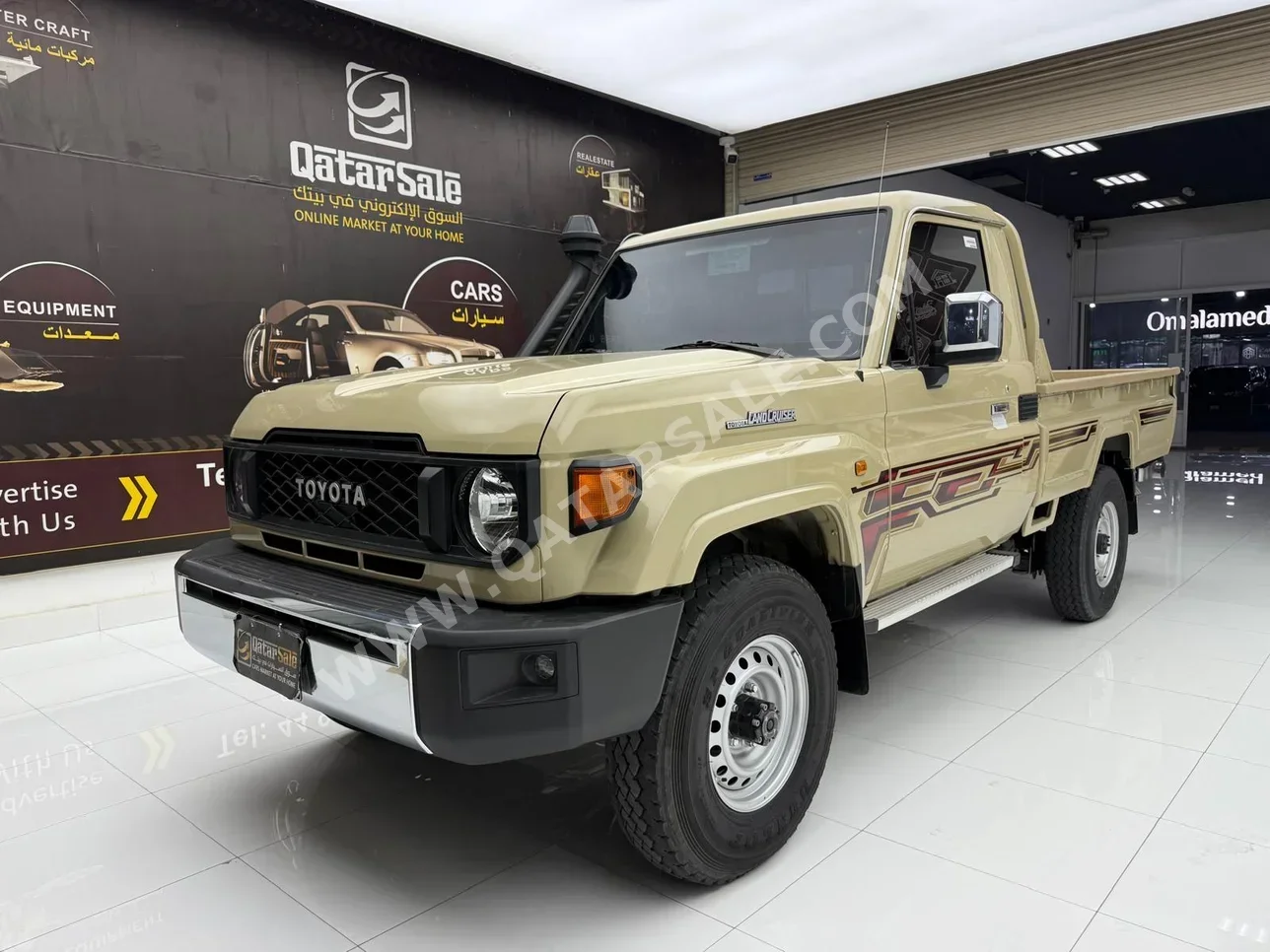 Toyota  Land Cruiser  LX  2025  Manual  6,700 Km  6 Cylinder  Four Wheel Drive (4WD)  Pick Up  Beige  With Warranty