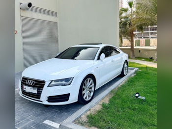اودي أي 7 3.0 تي كواترو 2011 اوتوماتيك 168,000 كم 6 سلندر دفع كلي مستمر كوبيه \ سبورت أبيض