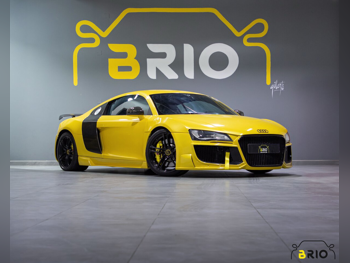 اودي  آر 8  2008  اوتوماتيك  141,000 كم  8 سلندر  دفع كلي مستمر  كوبيه \ سبورت  أصفر