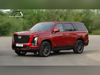 Cadillac  Escalade  Sport Platinum  2025  Automatic  0 Km  8 Cylinder  Four Wheel Drive (4WD)  SUV  Red  With Warranty