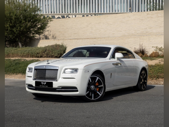 رولز - رويس  رايث  2015  اوتوماتيك  54,000 كم  12 سلندر  دفع كلي مستمر  كوبيه \ سبورت  أبيض