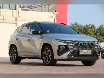Hyundai  Tucson  N Line  2025  Automatic  9,000 Km  4 Cylinder  Four Wheel Drive (4WD)  SUV  Silver  With Warranty