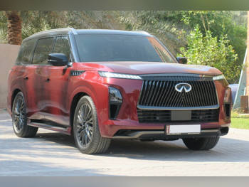 انفنيتي  كيو اكس  80 اوتوغراف  2026  اوتوماتيك  0 كم  6 سلندر  دفع رباعي  اس يو في  أحمر  تحت الضمان