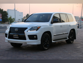 لكزس  ال اكس  570  2012  اوتوماتيك  270,000 كم  8 سلندر  دفع رباعي  اس يو في  أبيض