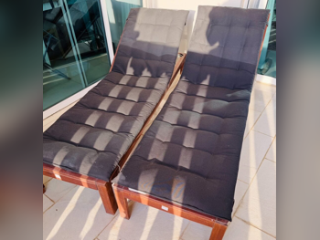 أثاث اخارجي - أسود  ايكيا  -عدد المقاعد 2