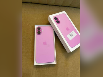 هواتف نقالة ابل  - ايفون 16  - زهري  - 128 جيجابايت