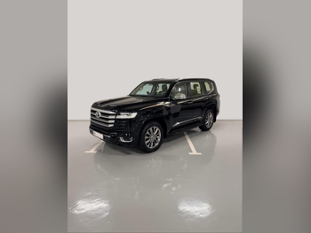 تويوتا لاند كروزر في اكس توين توربو 2024 اوتوماتيك 30,000 كم 6 سلندر دفع رباعي اس يو في أسود تحت الضمان