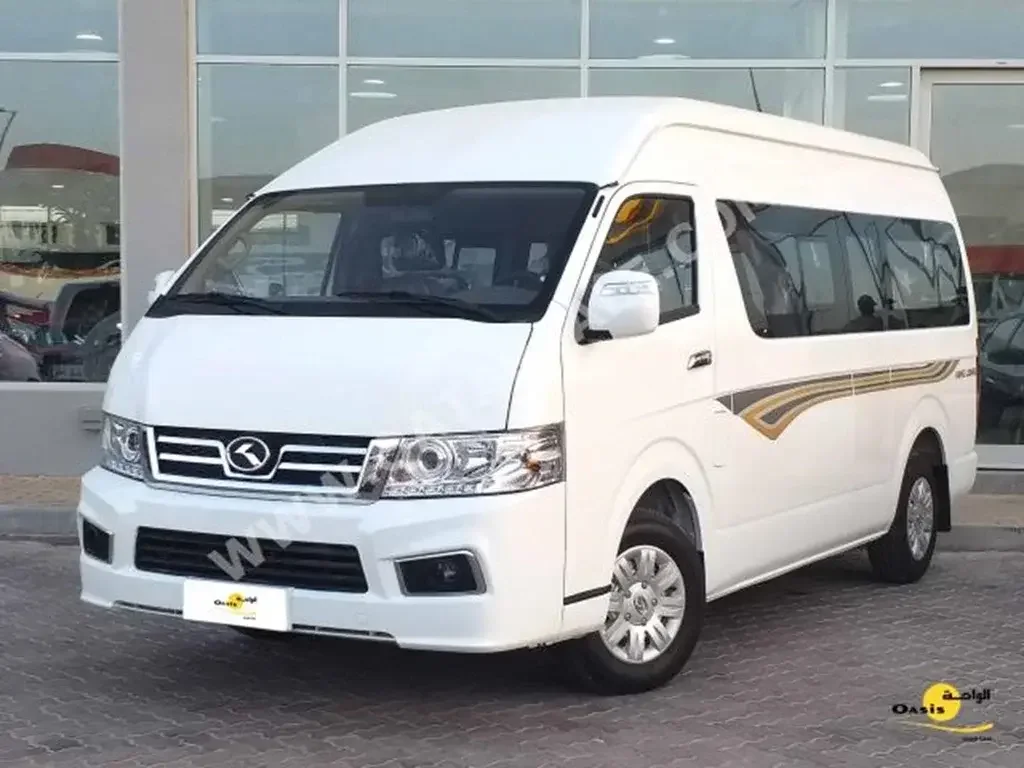 King Long  Mini Bus  2020  Manual  0 Km  4 Cylinder  Rear Wheel Drive (RWD)  Van / Bus  White  With Warranty