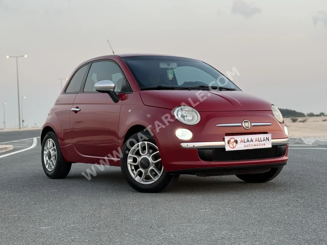 Fiat  500  2014  Automatic  48,700 Km  4 Cylinder  Front Wheel Drive (FWD)  Hatchback  Red