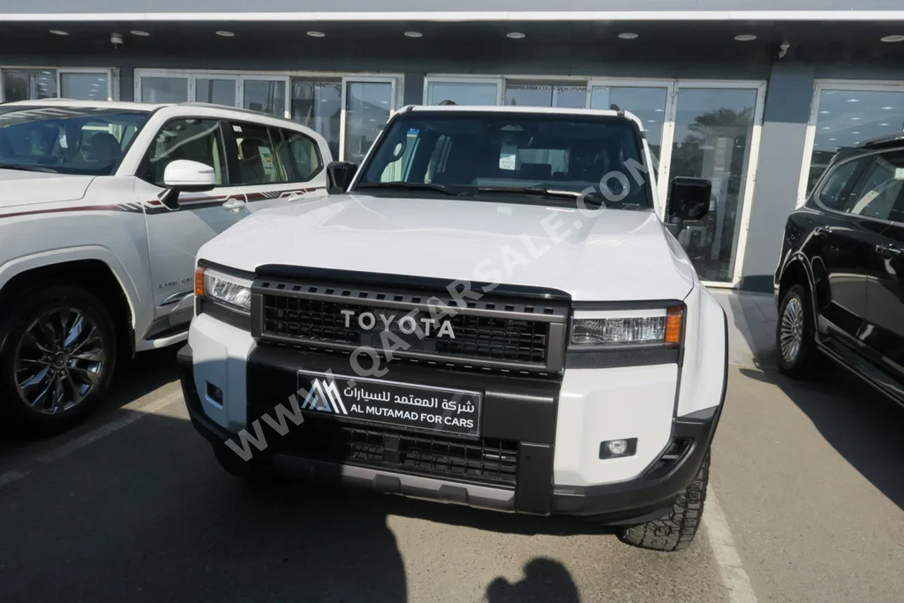Toyota  Prado  TX Turbo  2024  Automatic  0 Km  4 Cylinder  Four Wheel Drive (4WD)  SUV  White  With Warranty