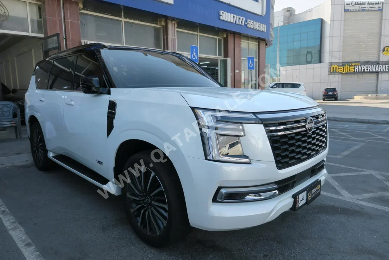 Nissan Patrol Platinum 2025 Automatic 21,000 Km 6 Cylinder Four Wheel Drive (4WD) SUV White With Warranty