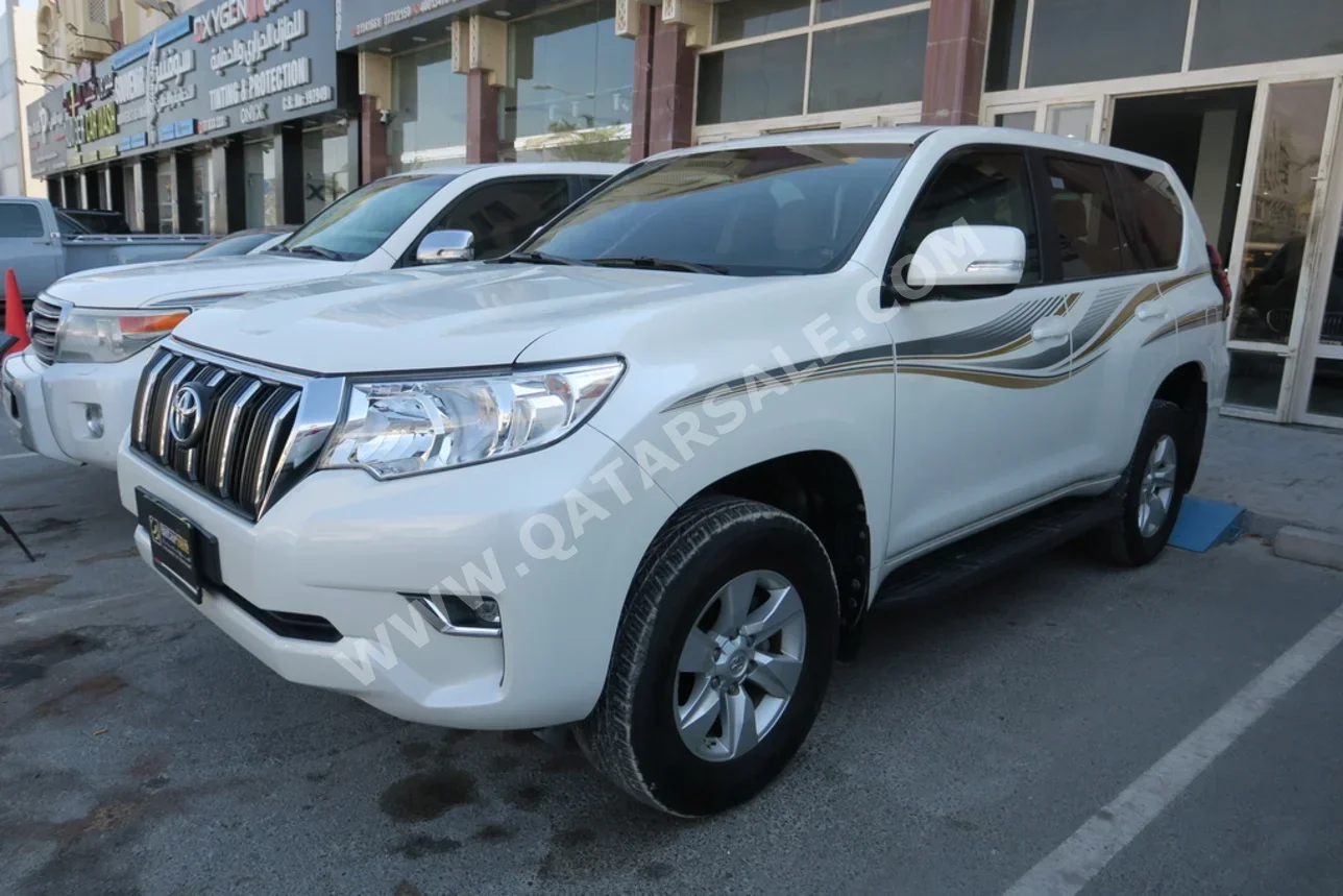 Toyota  Prado  2018  Automatic  89,000 Km  4 Cylinder  Four Wheel Drive (4WD)  SUV  White