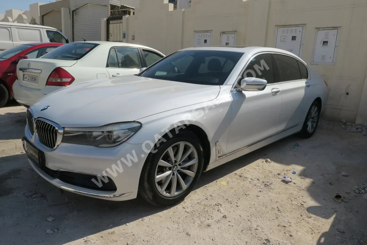 BMW  7-Series  740 Li  2017  Automatic  50,000 Km  6 Cylinder  Rear Wheel Drive (RWD)  Sedan  White