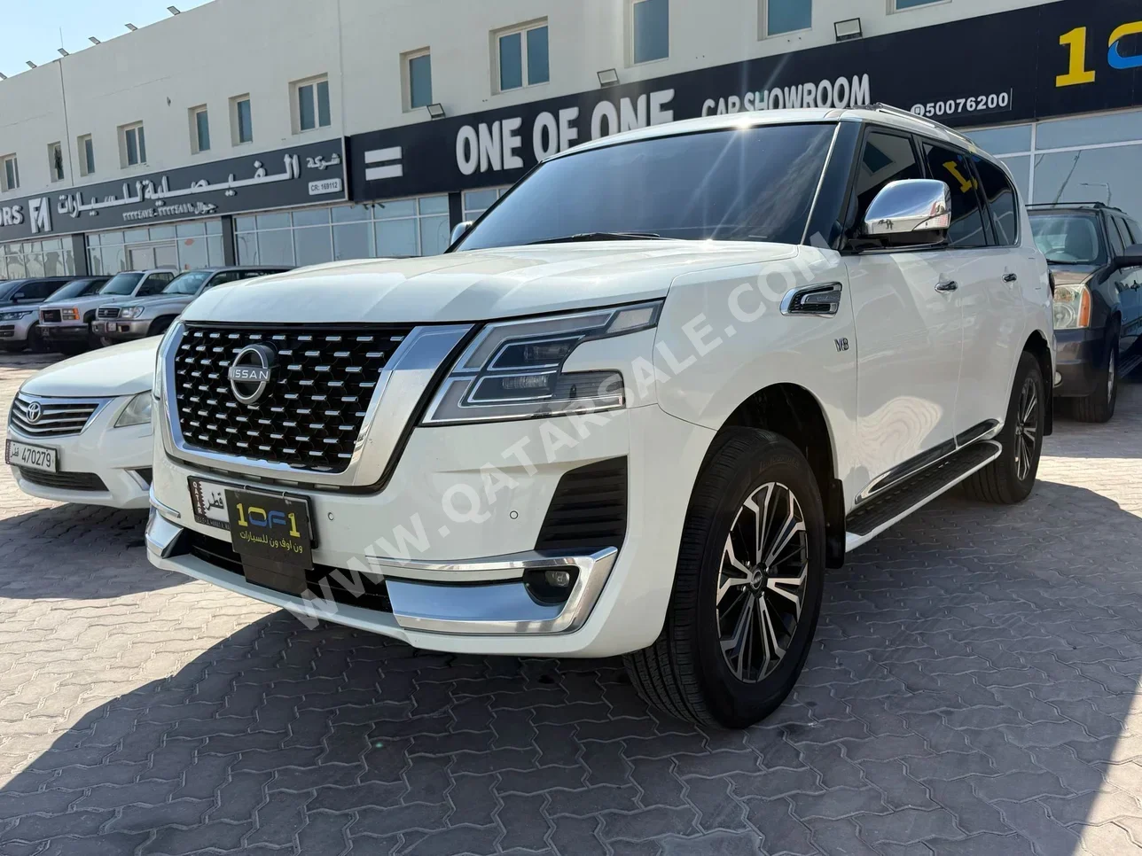 نيسان باترول بلاتنيوم 2014 اوتوماتيك 46,818 كم 8 سلندر دفع رباعي اس يو في أبيض