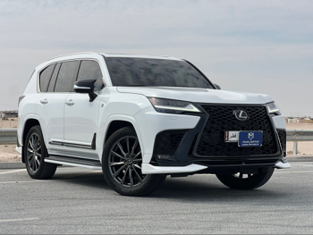 Lexus  LX  600 F Sport  2024  Automatic  51,000 Km  6 Cylinder  Four Wheel Drive (4WD)  SUV  White  With Warranty