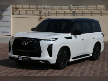 Infiniti  QX  80 Autograph  2025  Automatic  27,000 Km  8 Cylinder  Four Wheel Drive (4WD)  SUV  White  With Warranty