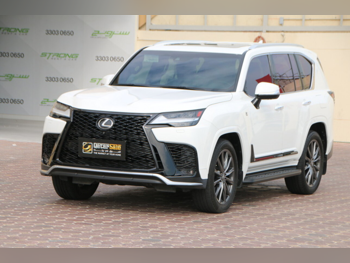 Lexus  LX  600 F Sport  2023  Automatic  23,000 Km  6 Cylinder  Four Wheel Drive (4WD)  SUV  White  With Warranty