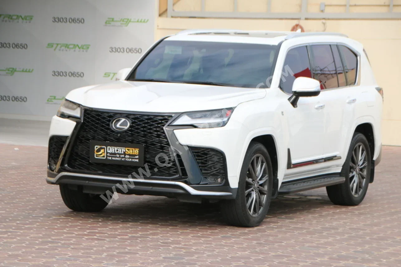 Lexus LX 600 F Sport 2023 Automatic 23,000 Km 6 Cylinder Four Wheel Drive (4WD) SUV White With Warranty