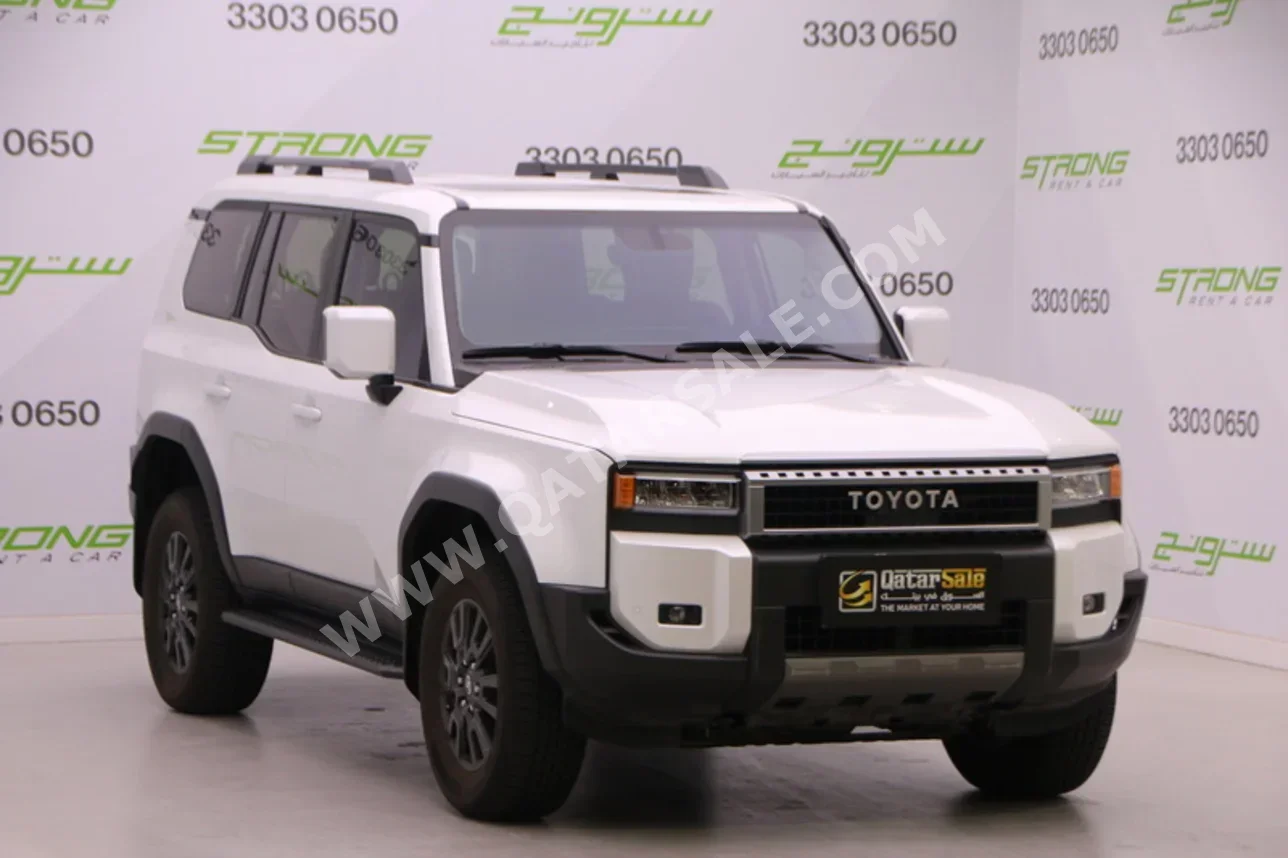 Toyota  Prado  2025  Automatic  8,358 Km  6 Cylinder  Four Wheel Drive (4WD)  SUV  White  With Warranty