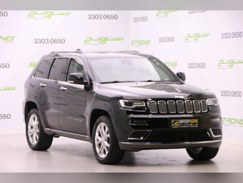 Jeep Grand Cherokee Summit 2020 Automatic 47,000 Km 8 Cylinder Four Wheel Drive (4WD) SUV Black