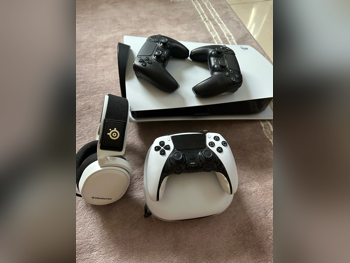 Video Games Consoles - Sony  - PlayStation 5 Disk  - 2 TB  -Included Controllers: 3