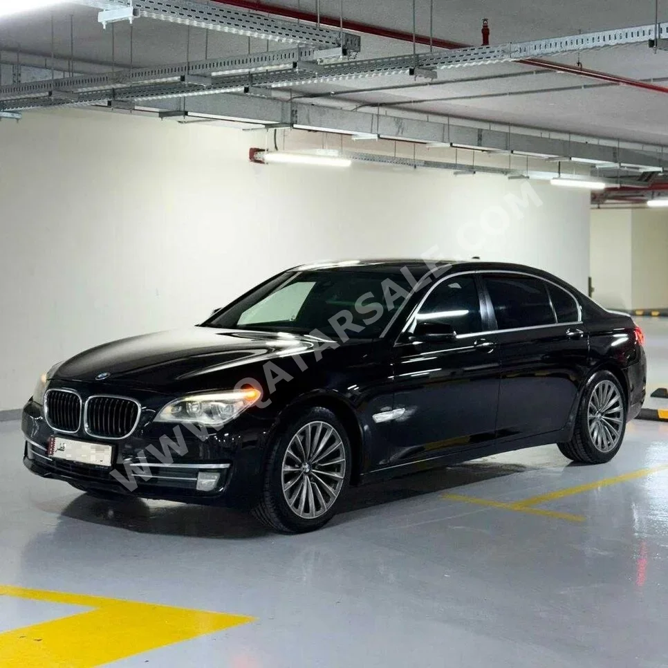 بي ام دبليو الفئة - السابعة 730 Li 2014 تبترونك 200,000 كم 6 سلندر دفع خلفي سيدان أسود