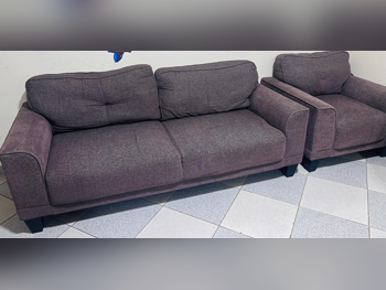 الأرائك والكنب والكراسي طقم كنب  - بني