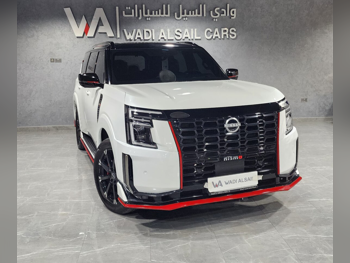 نيسان  باترول  نسمو  2026  اوتوماتيك  10,000 كم  8 سلندر  دفع رباعي  اس يو في  أبيض  تحت الضمان