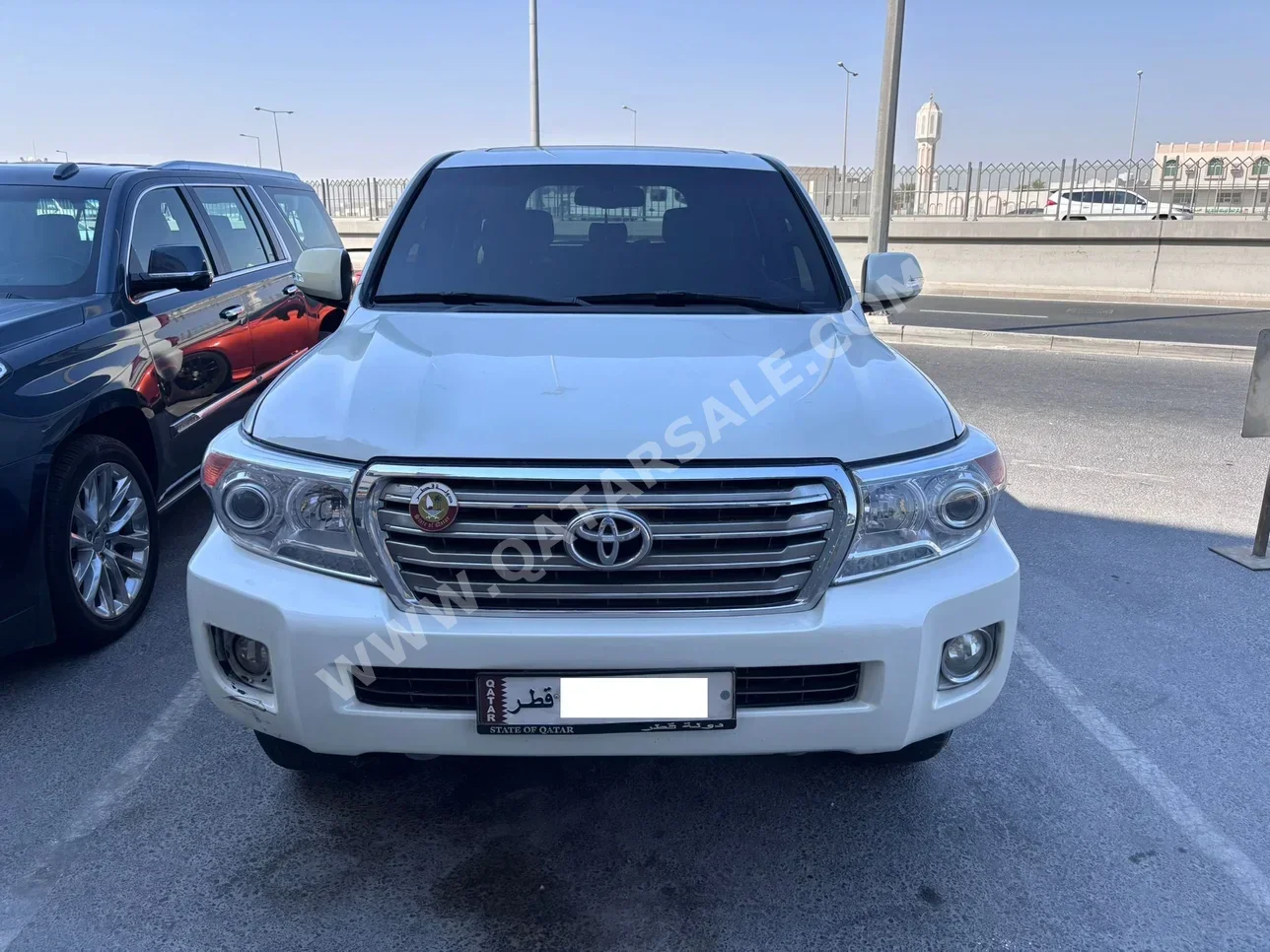تويوتا لاند كروزر جي اكس ار 2008 اوتوماتيك 490,000 كم 8 سلندر دفع رباعي اس يو في أبيض
