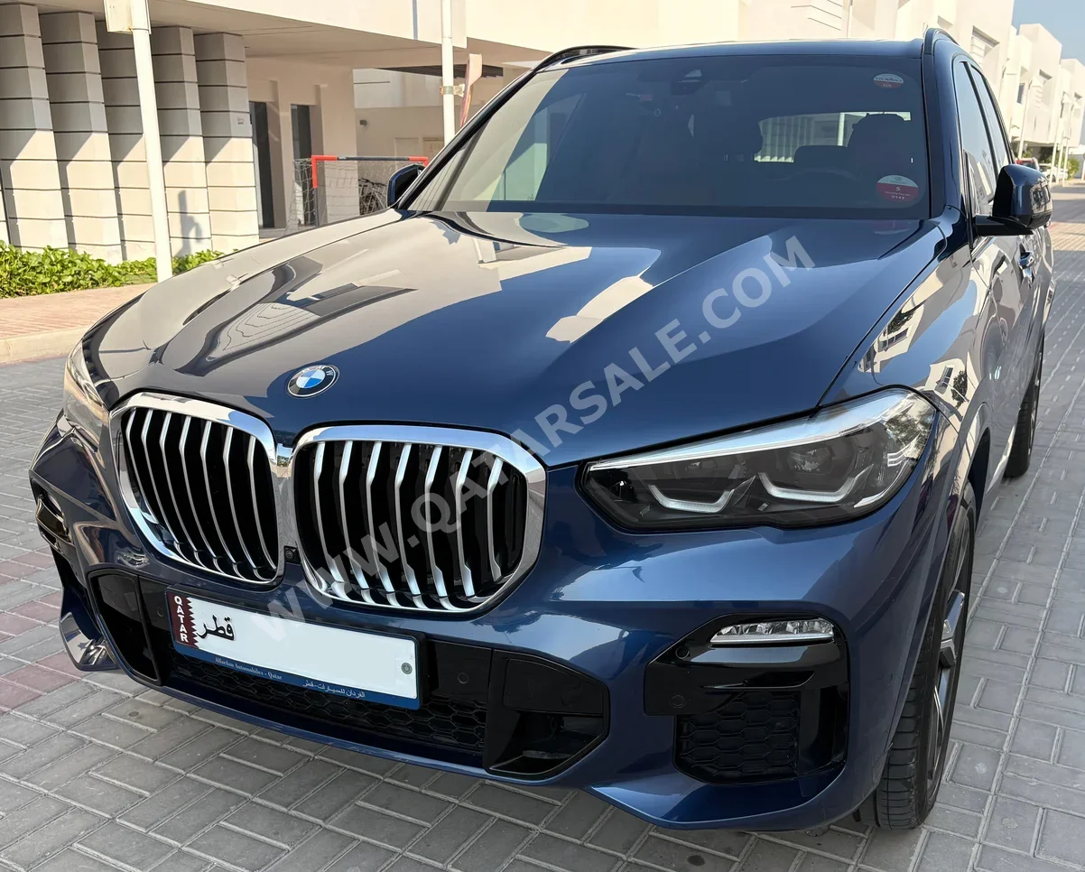 BMW  X-Series  X5 40i  2021  Automatic  41,000 Km  6 Cylinder  All Wheel Drive (AWD)  SUV  Blue  With Warranty